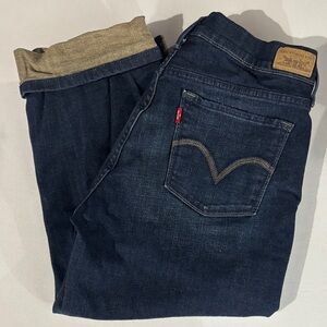 Levi's Dark Blue Capris
